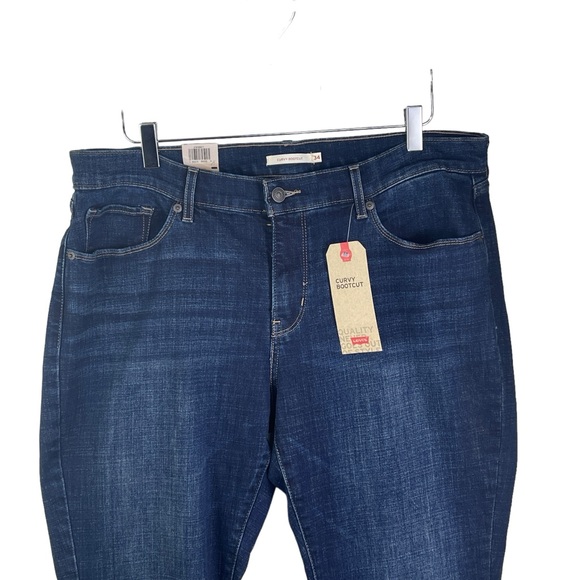 NWT Levi’s Sculpt Curvy Bootcut Mid Rise Stretch Jeans Women’s 18 Medium W34 L30 - Picture 7 of 16